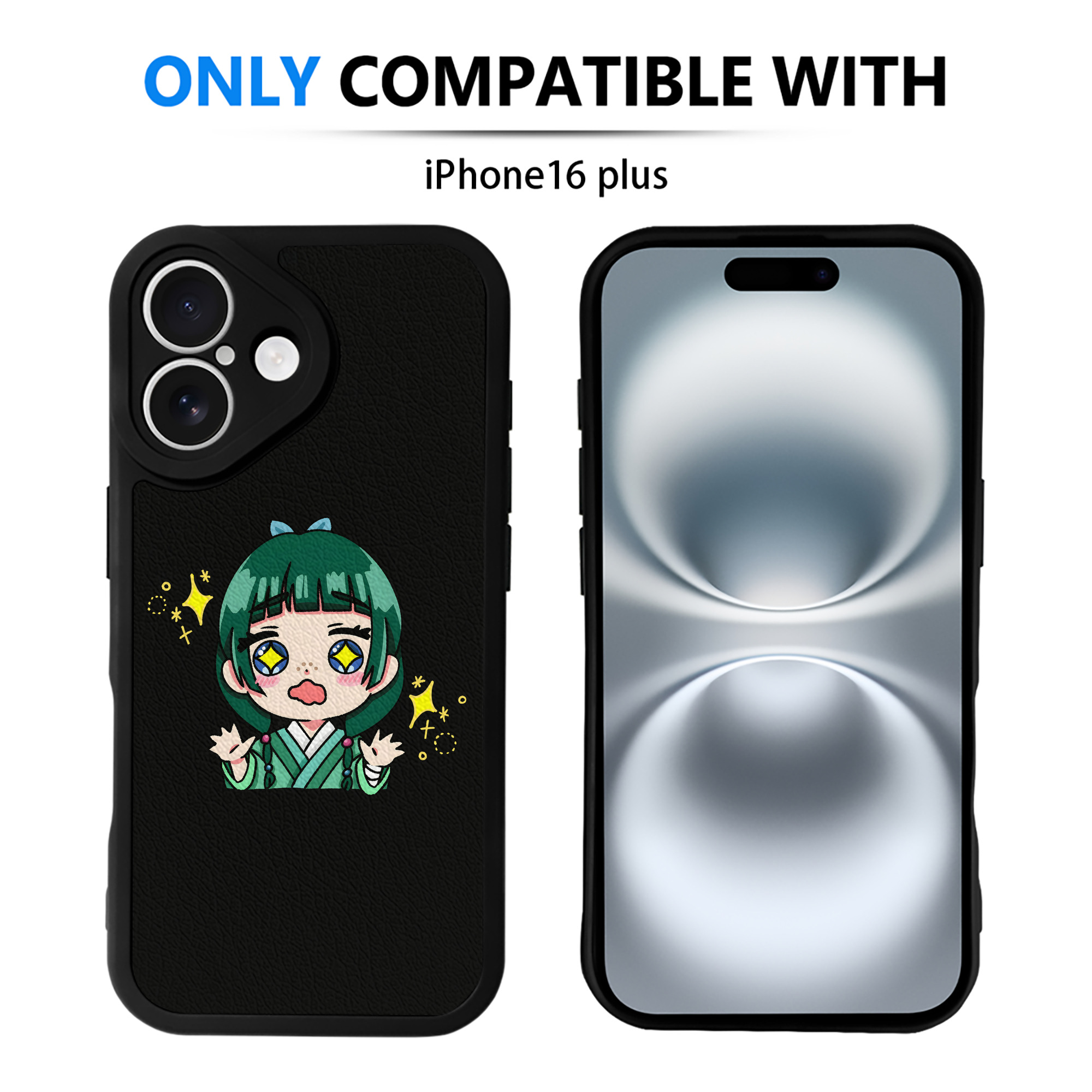 （画像用） 薬屋のひとりごと The Apothecary Diaries 【iPhone 16シリーズ対応】シリコンスマホケース（レザー調） 材質：シリコン